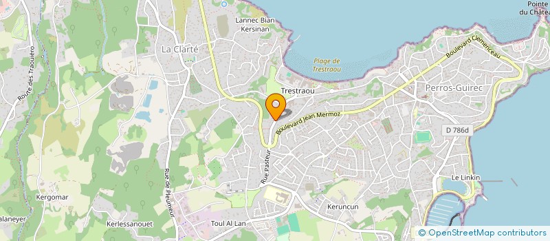 localisation de l'entreprise GITE DE MER  PERROS-GUIREC