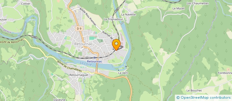 localisation de l'entreprise GITE DES DEUSANES à RETOURNAC