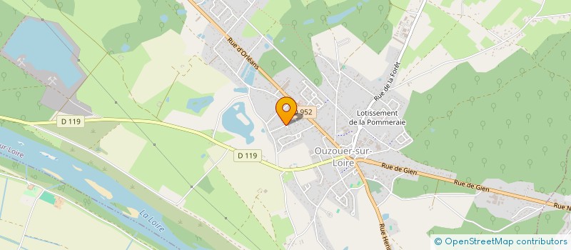 localisation de l'entreprise GITE DES LILAS à OUZOUER-SUR-LOIRE