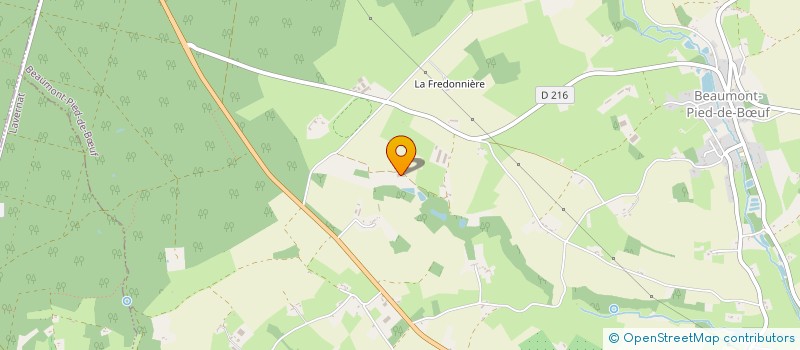 localisation de l'entreprise GITE DU BIOU  BEAUMONT-PIED-DE-BUF