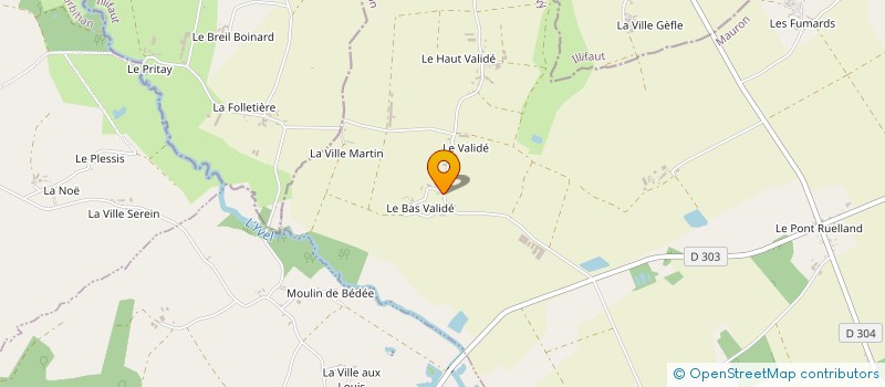 localisation de l'entreprise GITE DU BONHEUR A LA CAMPAGNE  MAURON