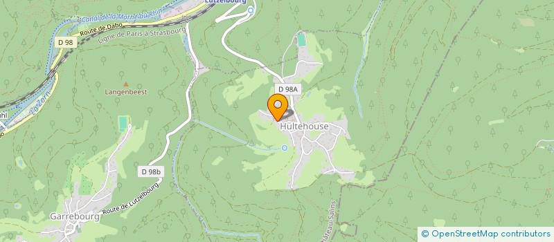 localisation de l'entreprise GITE DU GRIMPEUR / HUNTZINGER JOUY LMNP  HULTEHOUSE