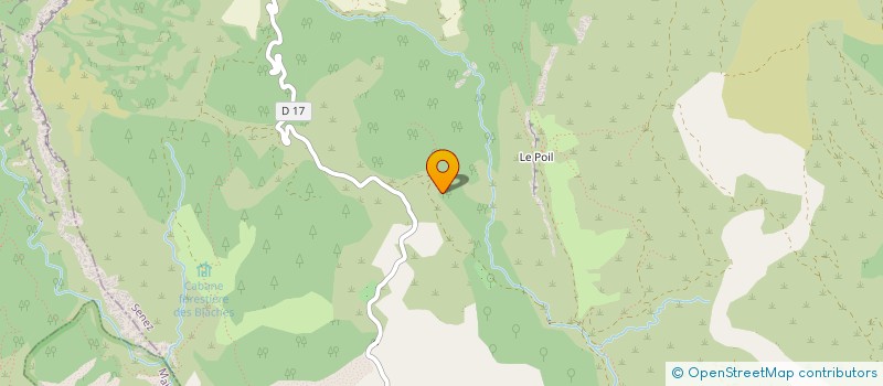 localisation de l'entreprise GITE DU POIL  SENEZ