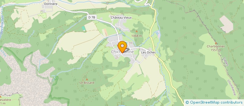 localisation de l'entreprise GITE DU RANDONNEUR  CHICHILIANNE