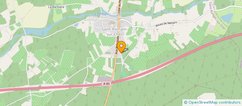 localisation de l'entreprise GITE DU STADE  NOYERS SUR CHER