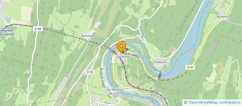 localisation de l'entreprise GITE DU VIADUC A LA SOURCE à BOLOZON