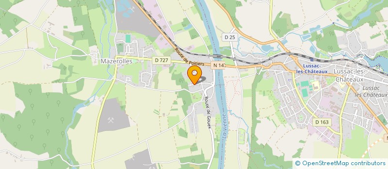 localisation de l'entreprise GITE DU VIEUX TILLEUIL  MAZEROLLES