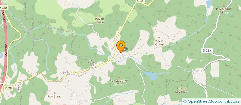 localisation de l'entreprise GITE EQUESTRE DE BERSAC à BERSAC-SUR-RIVALIER