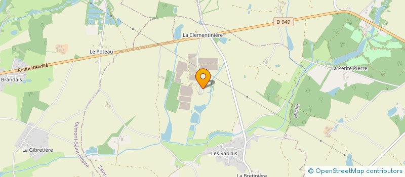 localisation de l'entreprise GITE ET BIEN  SAINT-HILAIRE-LA-FORET