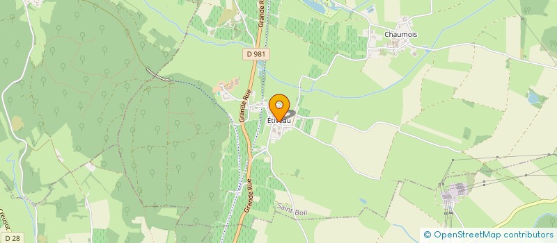 localisation de l'entreprise GITE ET RECEPTIONS AU BORD DE LA GROSNE  MESSEY-SUR-GROSNE