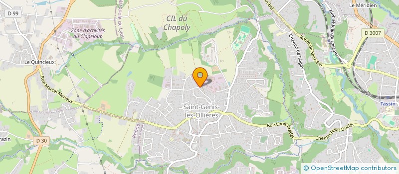 localisation de l'entreprise GITE EVENT  SAINT-GENIS-LES-OLLIERES