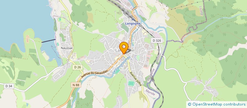 localisation de l'entreprise GITE GONZALES  LANGOGNE