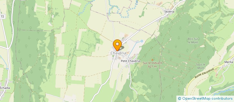 localisation de l'entreprise GITE L'ECHAPPEE JURASSIENNE  LA TOUR-DU-MEIX