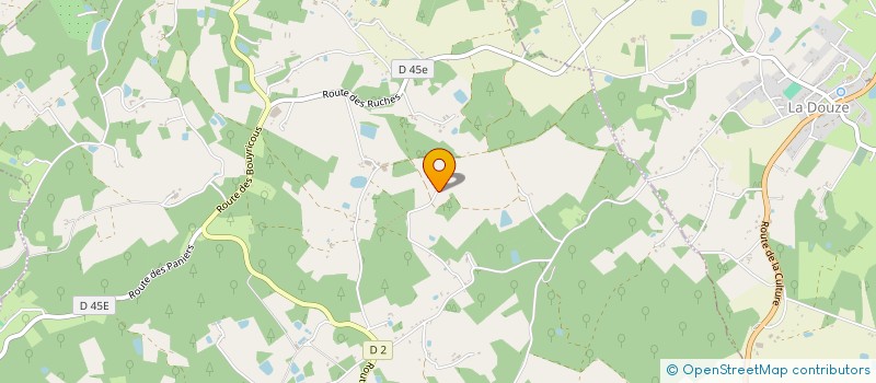 localisation de l'entreprise GITE LA CLARETIE  LACROPTE