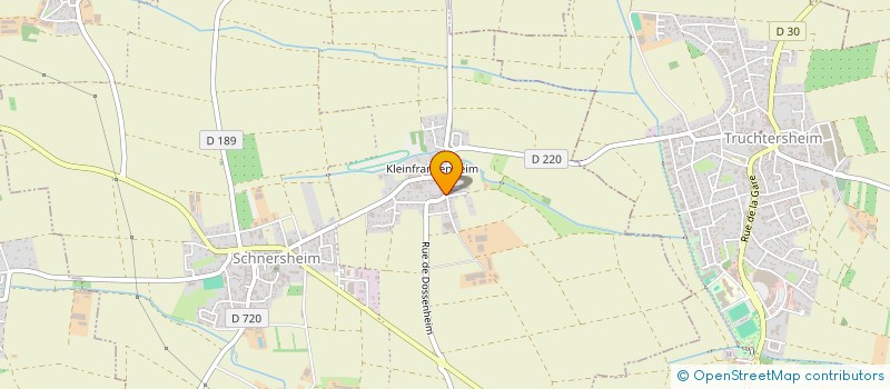 localisation de l'entreprise GITE LA FERME MATZINGER  SCHNERSHEIM