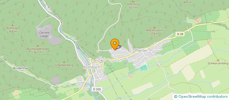 localisation de l'entreprise GITE LA LISIERE  SPARSBACH