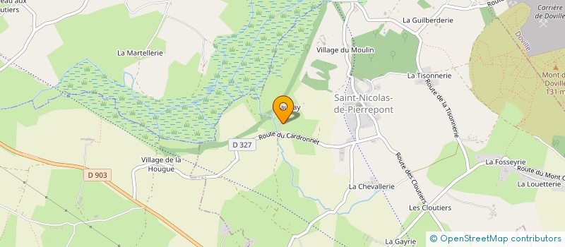 localisation de l'entreprise GITE LAUNAY  SAINT-NICOLAS-DE-PIERREPONT