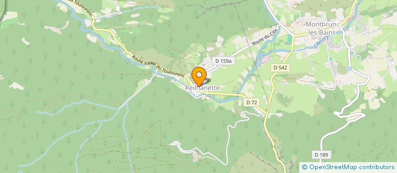 localisation de l'entreprise GITE LE MARDARIS à REILHANETTE