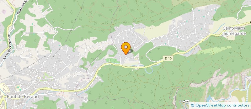 localisation de l'entreprise GITE - LE REPOS DU KEYRIE  SAINT-MARC-JAUMEGARDE