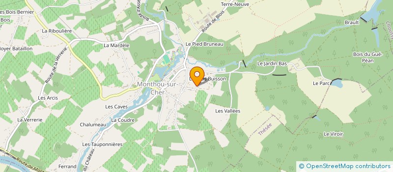 localisation de l'entreprise GITE LE VOY'AGE  SAINT-GEORGES-SUR-CHER