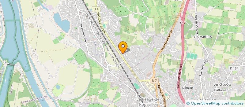 localisation de l'entreprise GITE LES ACACIAS  CLONAS-SUR-VAREZE