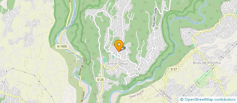 localisation de l'entreprise GITE LES CARILLONS  ENTRE-DEUX