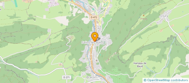 localisation de l'entreprise GITE NOTRE DAME  SALINS-LES-BAINS