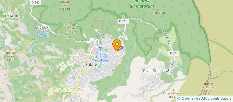localisation de l'entreprise GITE PITON DES NEIGES à CILAOS