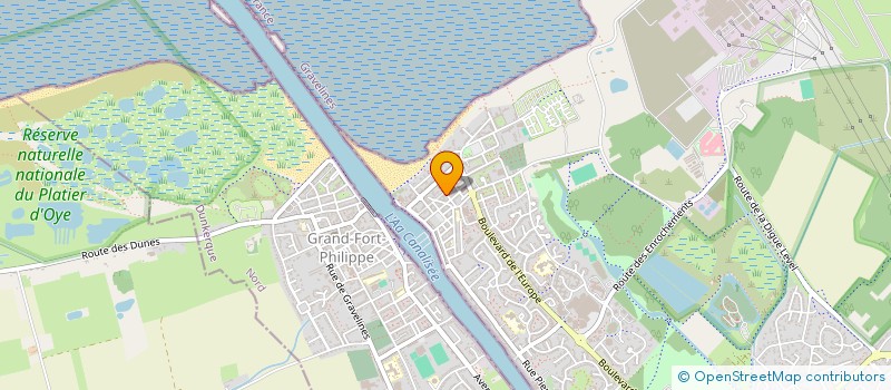 localisation de l'entreprise GITE SHAKA à GRAVELINES