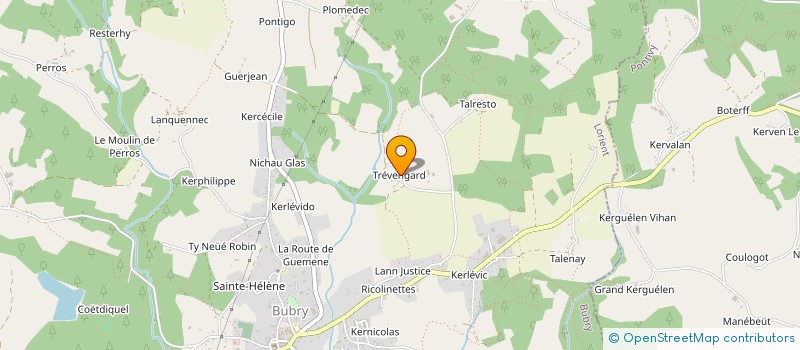 localisation de l'entreprise GITE TI ZOU  BUBRY