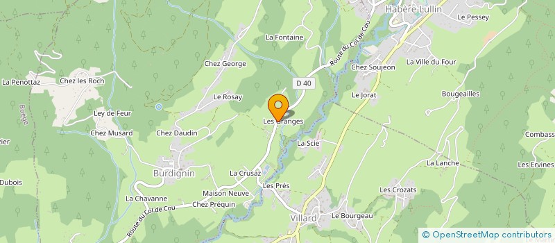 localisation de l'entreprise GITE VALLEE VERTE  BURDIGNIN