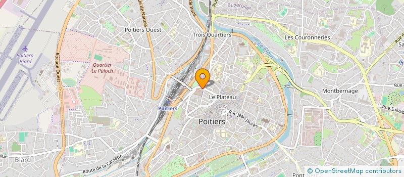 localisation de l'entreprise GITEK AUTO  POITIERS