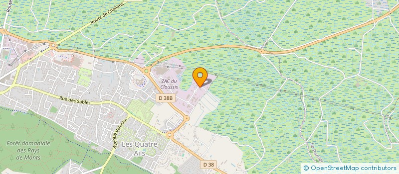 localisation de l'entreprise GITELLE  SAINT-JEAN-DE-MONTS