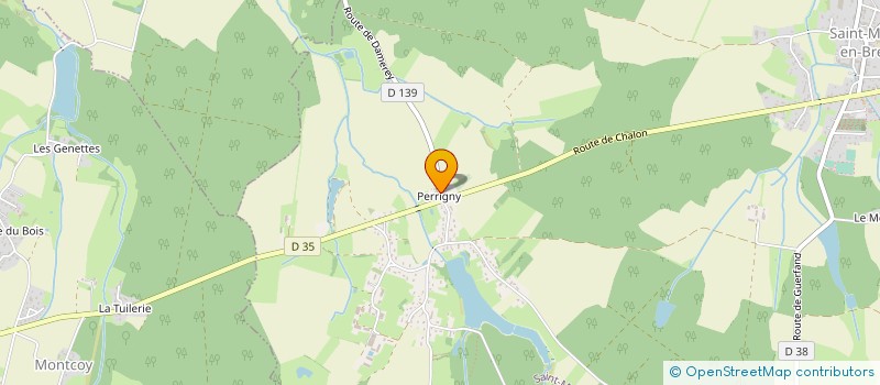 localisation de l'entreprise GITER à SAINT-MARTIN-EN-BRESSE
