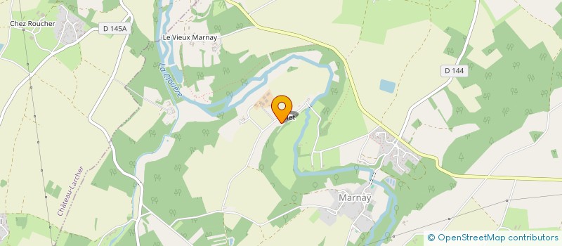 localisation de l'entreprise GITES ABLET INDIVISION  MARNAY