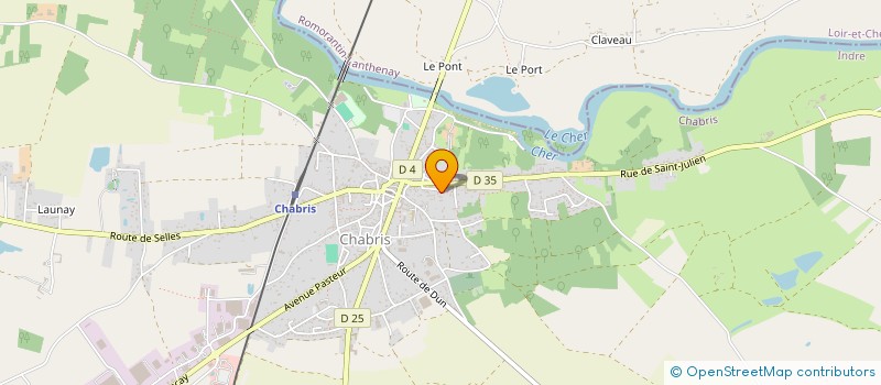 localisation de l'entreprise GITES AUX PETITS BONHEURS PARTAGES à CHABRIS