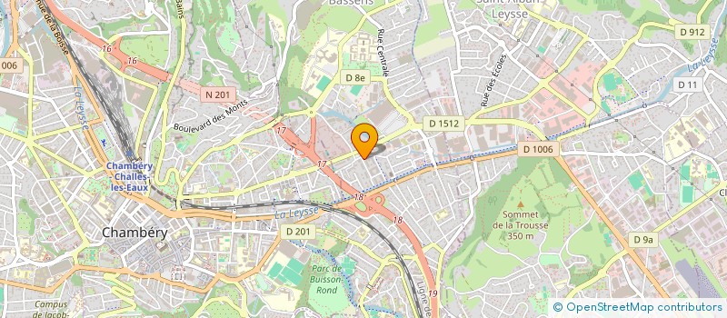 localisation de l'entreprise GITES DE FRANCE SAVOIE  BASSENS