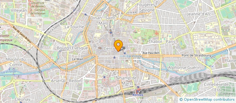 localisation de l'entreprise GITES DE FRANCE SERVICE à RENNES