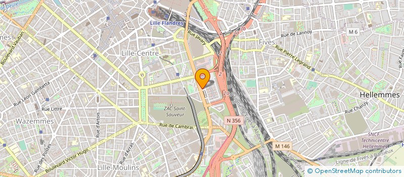 localisation de l'entreprise GITES DE FRANCE SERVICES NORD à LILLE