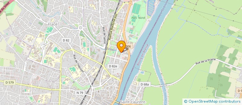 localisation de l'entreprise GITES DE FRANCE SERVICES SAONE ET LOIRE à MACON