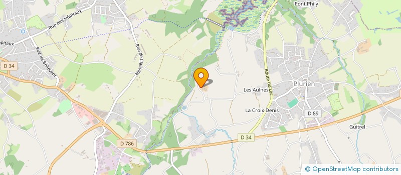 localisation de l'entreprise GITES DES CAPS  PLURIEN