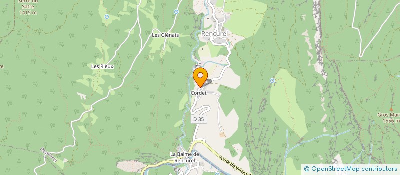 localisation de l'entreprise GITES DES SISAMPAS  RENCUREL