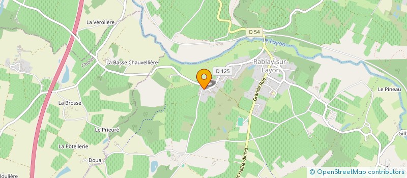 localisation de l'entreprise GITES DU CHATEAU CHANZE  BELLEVIGNE-EN-LAYON