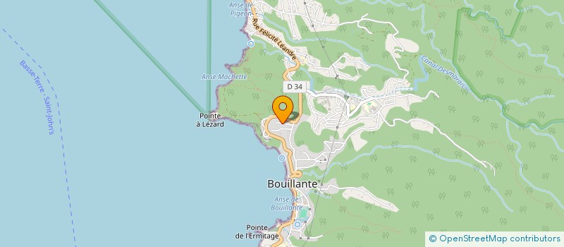 localisation de l'entreprise GITES LA NANTILLAISE à BOUILLANTE
