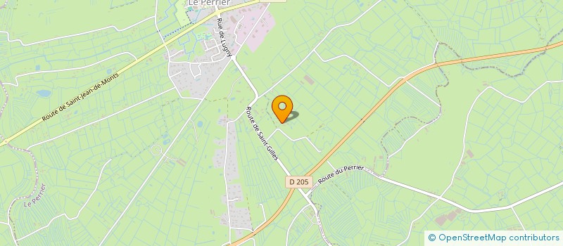 localisation de l'entreprise GITES MONTMARTRE  PERRIER (LE)