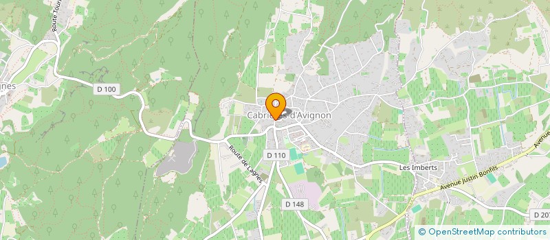 localisation de l'entreprise GITES PROVENCE ET NATURE  CABRIERES-D'AVIGNON