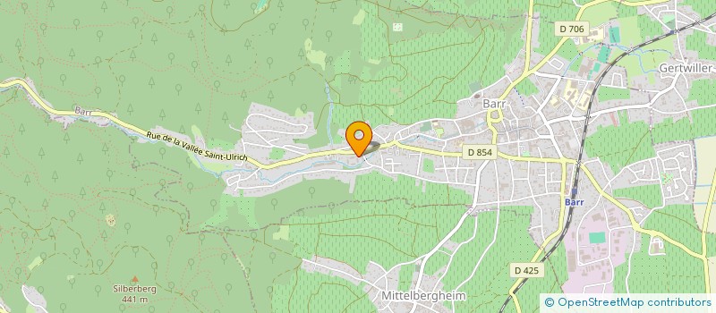 localisation de l'entreprise GITES SERVICES BNB  BARR