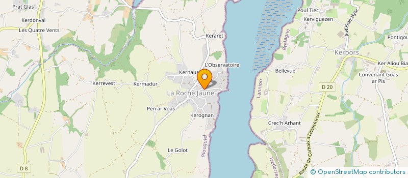 localisation de l'entreprise GITES TERRE ET MER  PLOUGUIEL