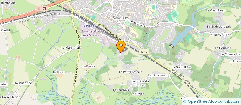 localisation de l'entreprise GITIPY  SAVENAY