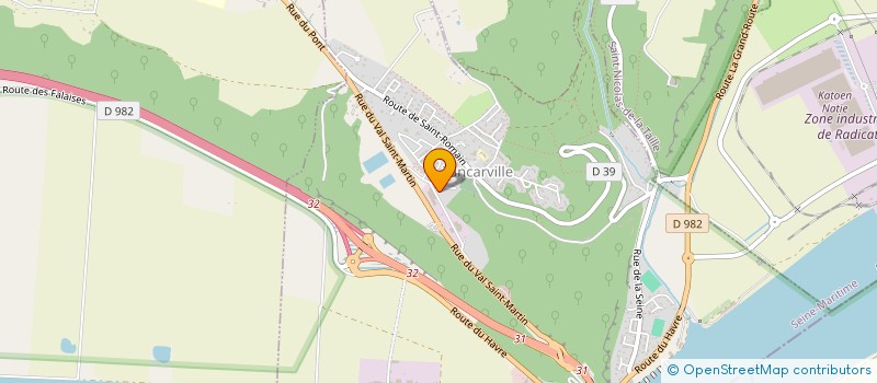 localisation de l'entreprise GITO IMMO  SAINT-ROMAIN-DE-COLBOSC